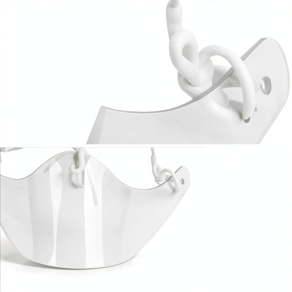 Hockey Neck Protector IMIKEYA White PC Material-8