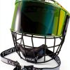 TronX S920 Hockey Face Shield Senior Red Visor-0