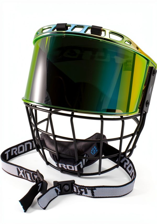 TronX S920 Hockey Face Shield Senior Red Visor-0